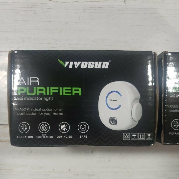 VIVOSUN 2-Pack Plug-in Mini Ionic Air Purifier - Picture 3 of 5